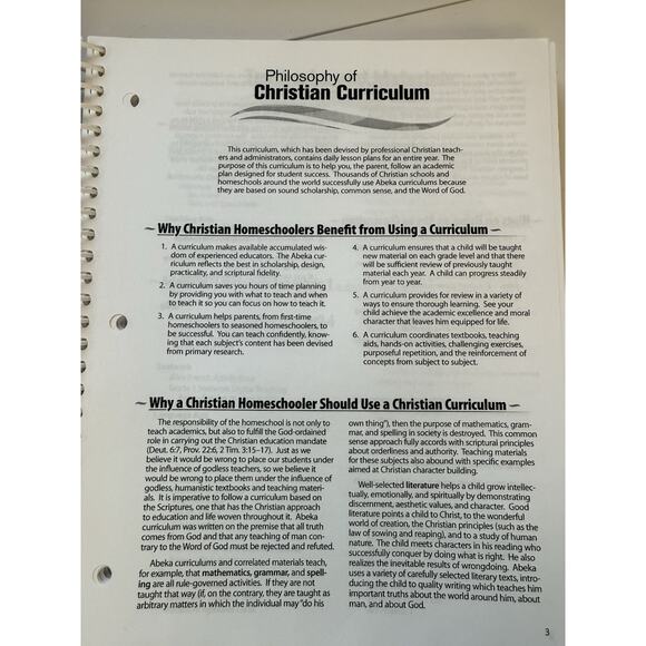 Homeschool Arithmetic 1 Curriculum Lesson Plans ABeka - Picture 5 of 6